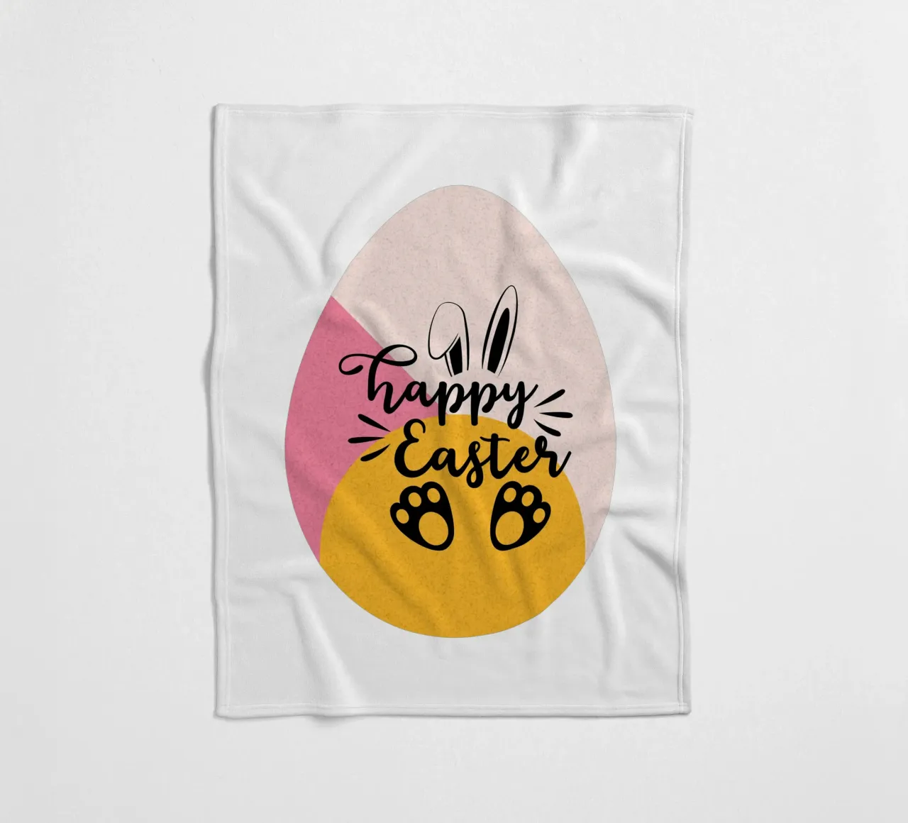 happy Easter fleece blanket by ArtDesign by KBK