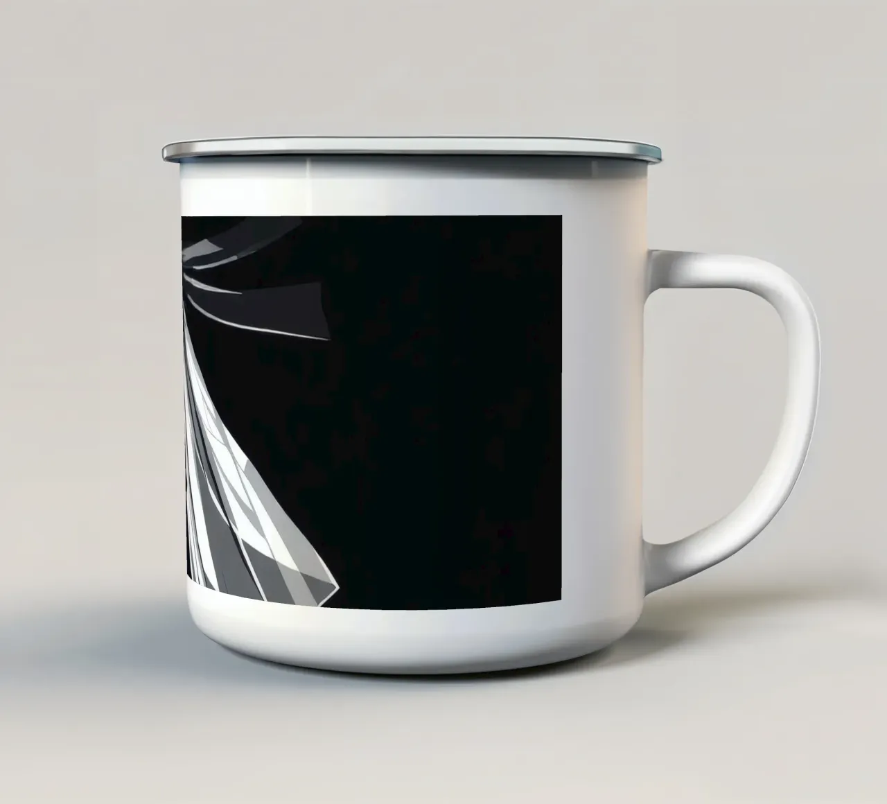 Bride in silhouette against full moon capturing the moment enamel mug by DesignDoodle