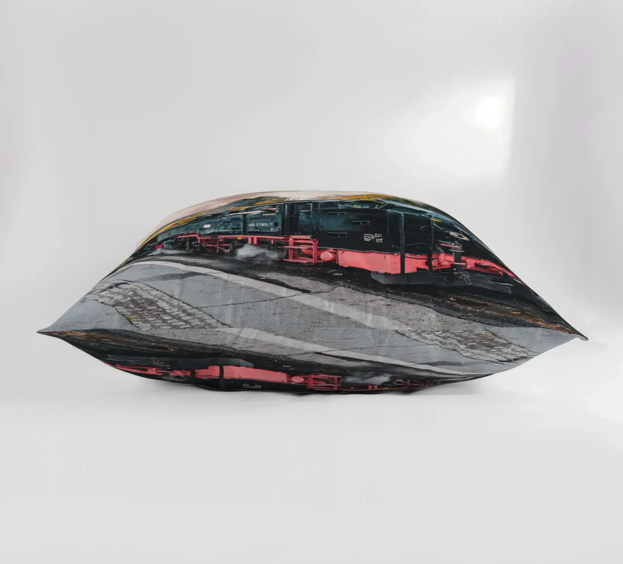 Fichtelberg railway in the Ore Mountains decorative cushion by Marcus Beckert | Fotografie