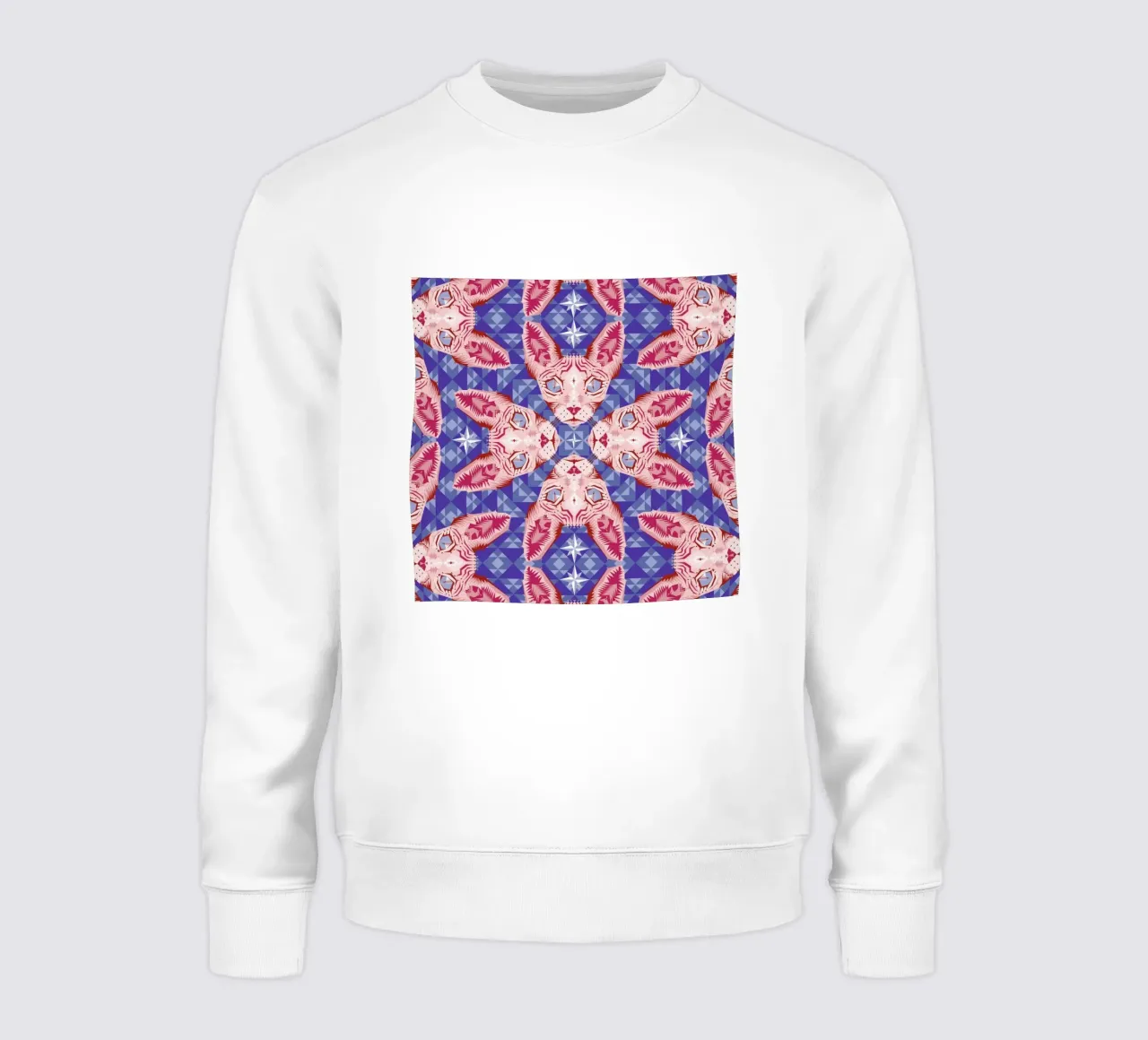 Sphynxcat Serenity Quartzrose Sweatshirt von Chobopop
