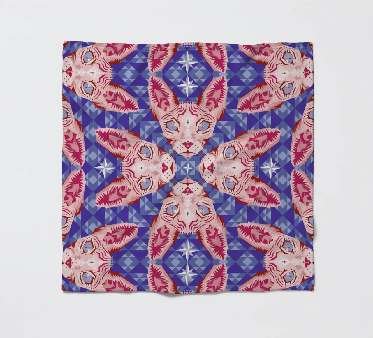 Sphynxcat Serenity Quartzrose coperta in pile da Chobopop