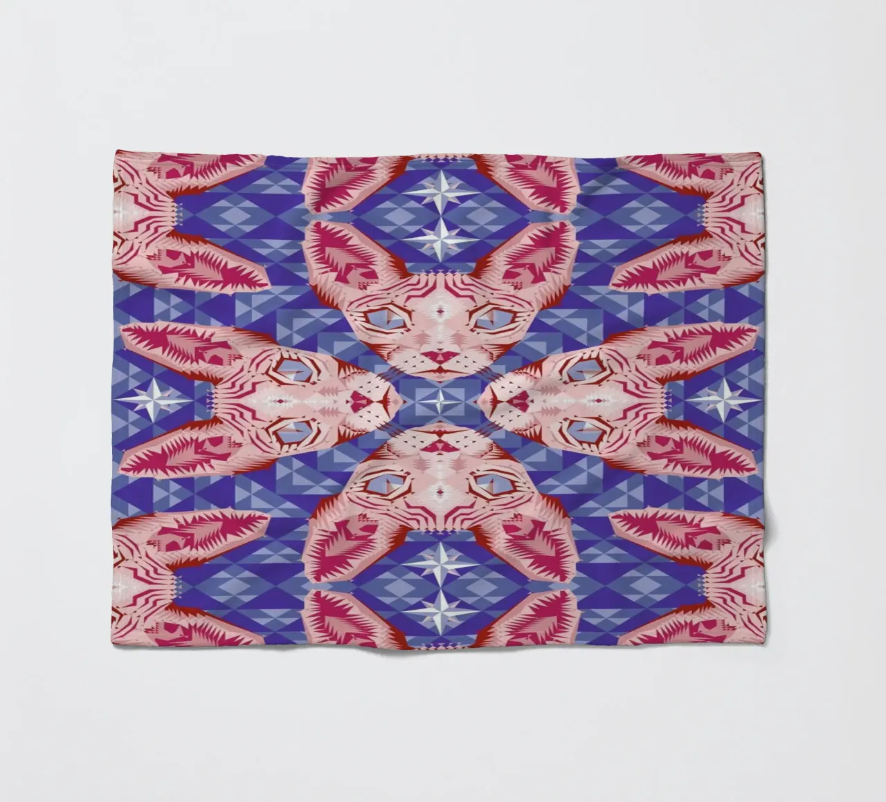 Sphynxcat Serenity Quartzrose coperta in pile da Chobopop