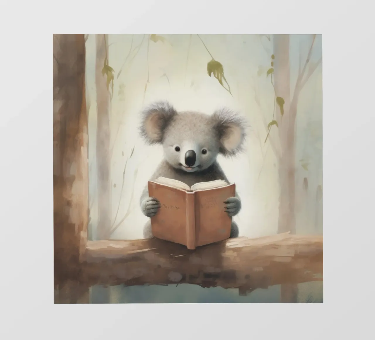 Koala minimo 2 telo in pvc da Minimal Animal Art