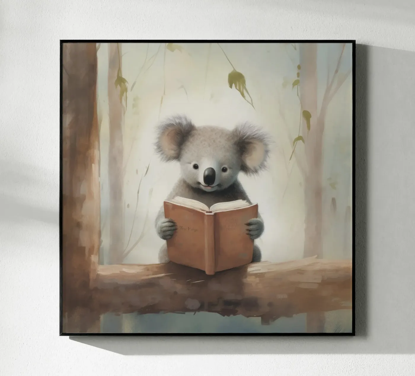 Minimal Koala acrylic glass by Minimal Animal Art