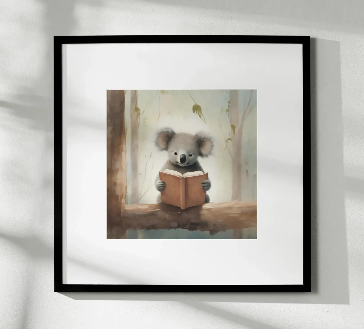 Minimal Koala poster de Minimal Animal Art