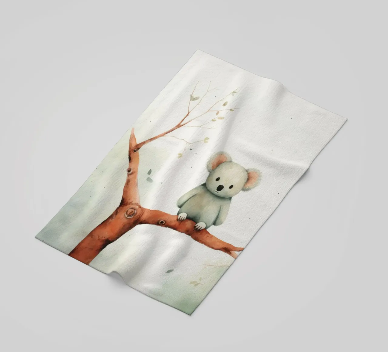 Minimo Koala telo mare da Minimal Animal Art