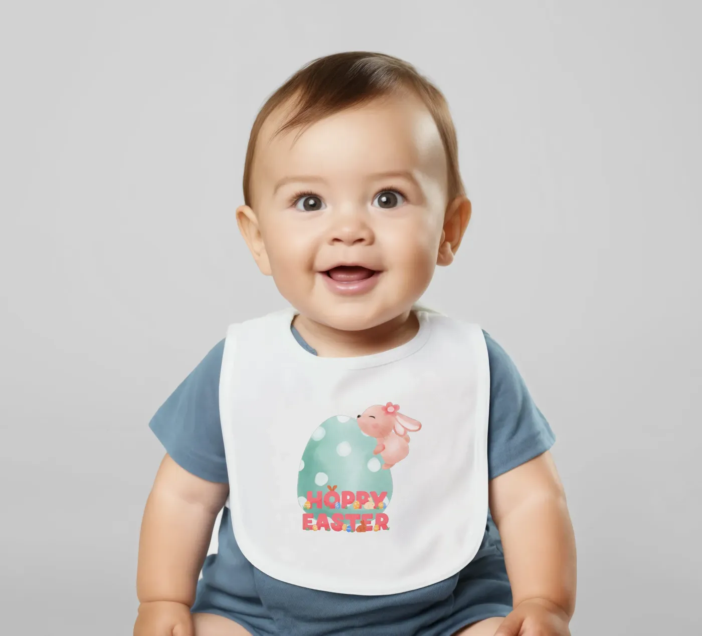 HOPPY EASTER bavoir de ArtDesign by KBK