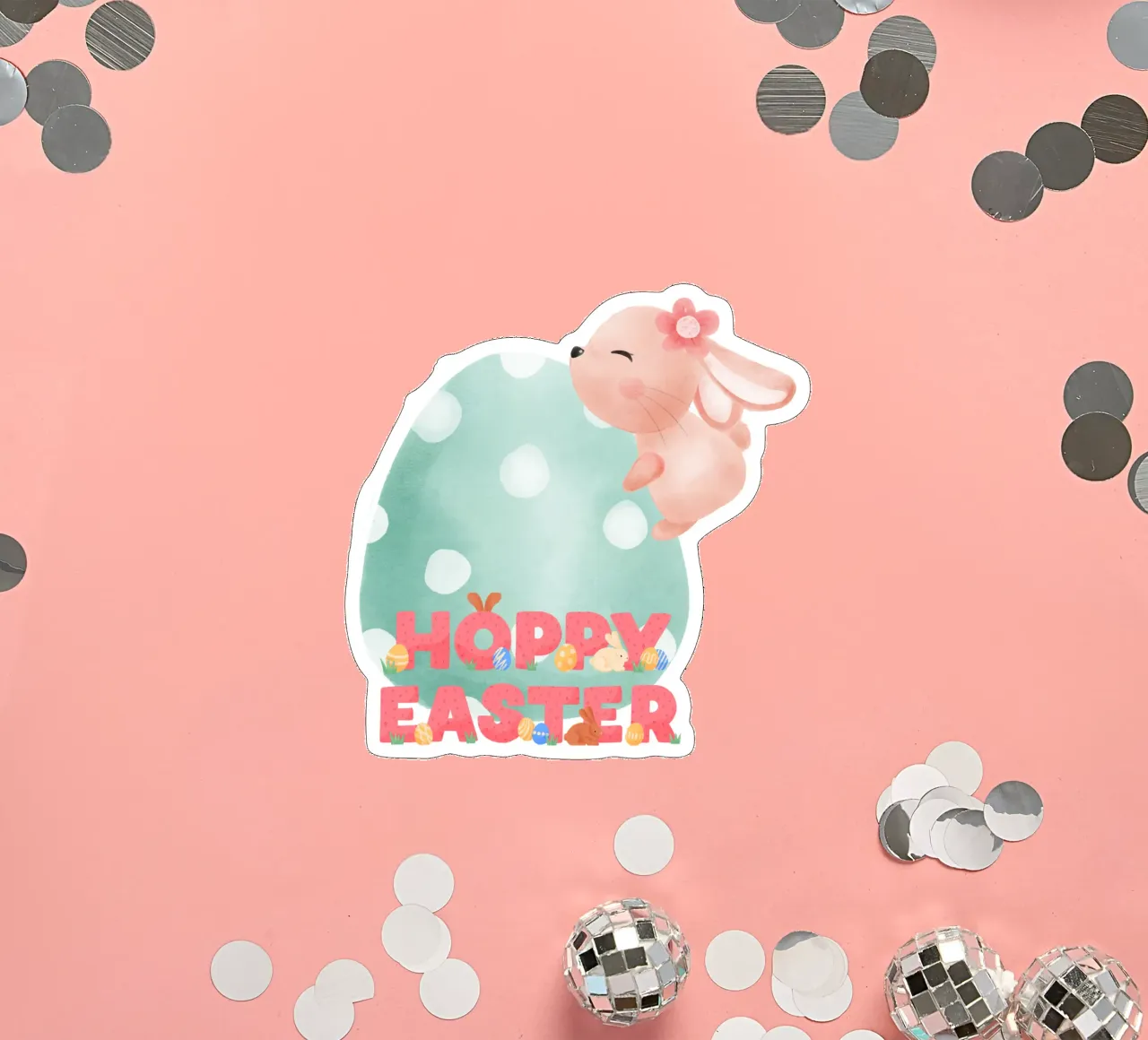 VROLIJK KERSTFEEST sticker van ArtDesign by KBK