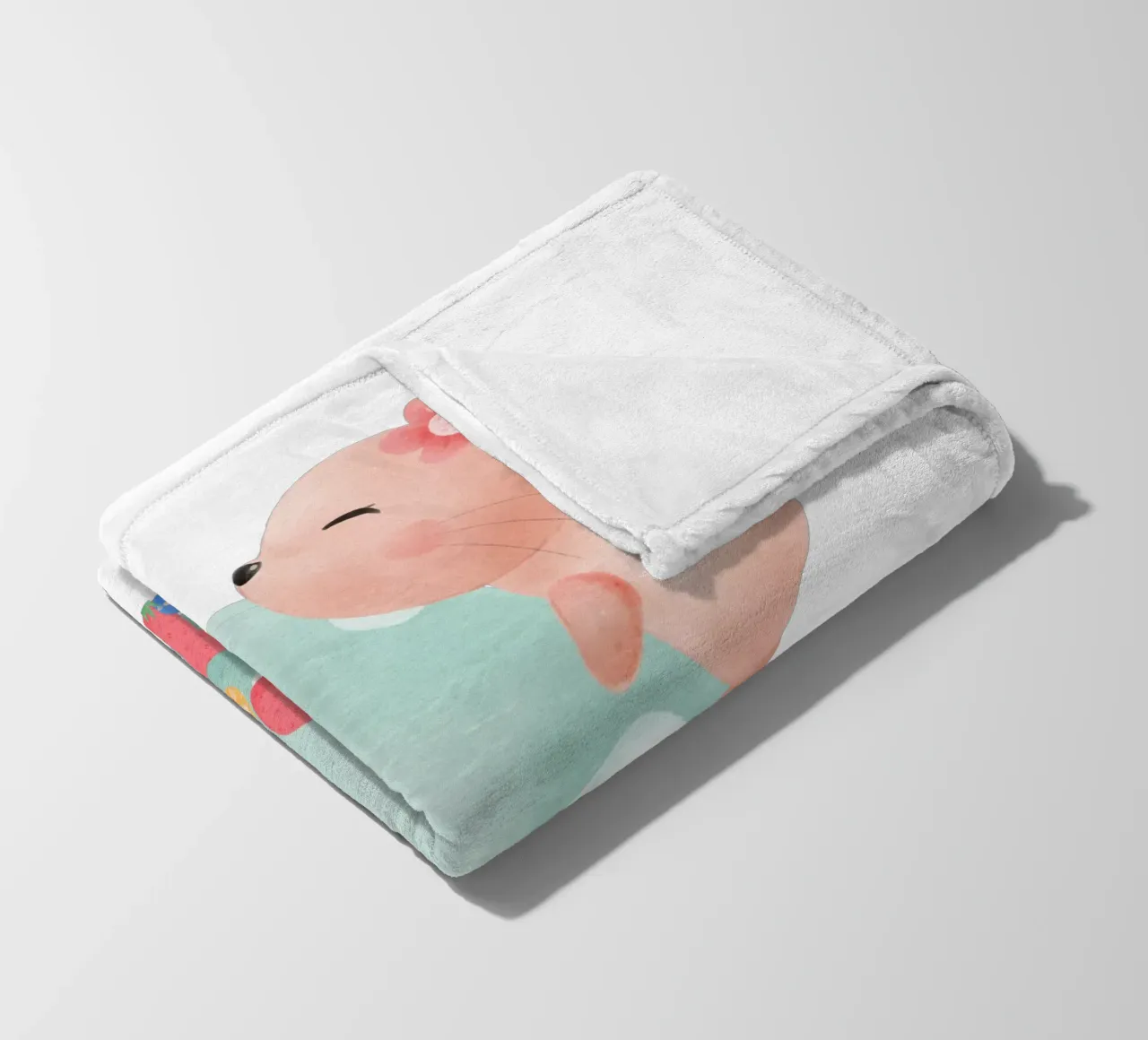 HOPPY EASTER Fleecedecke von ArtDesign by KBK