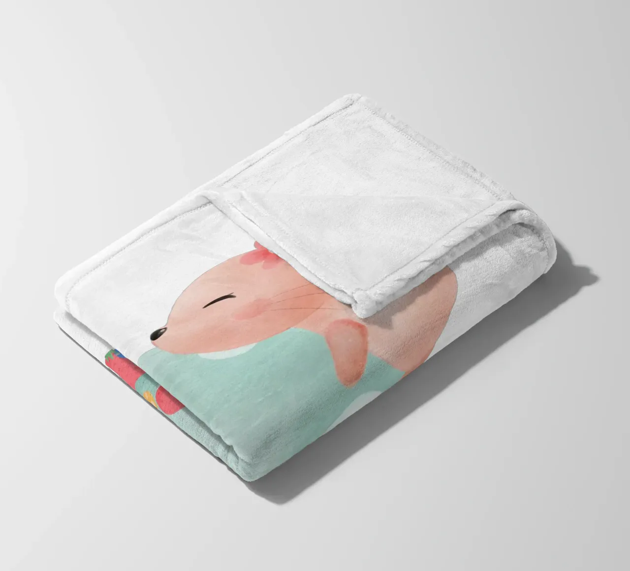 HOPPY EASTER Fleecedecke von ArtDesign by KBK