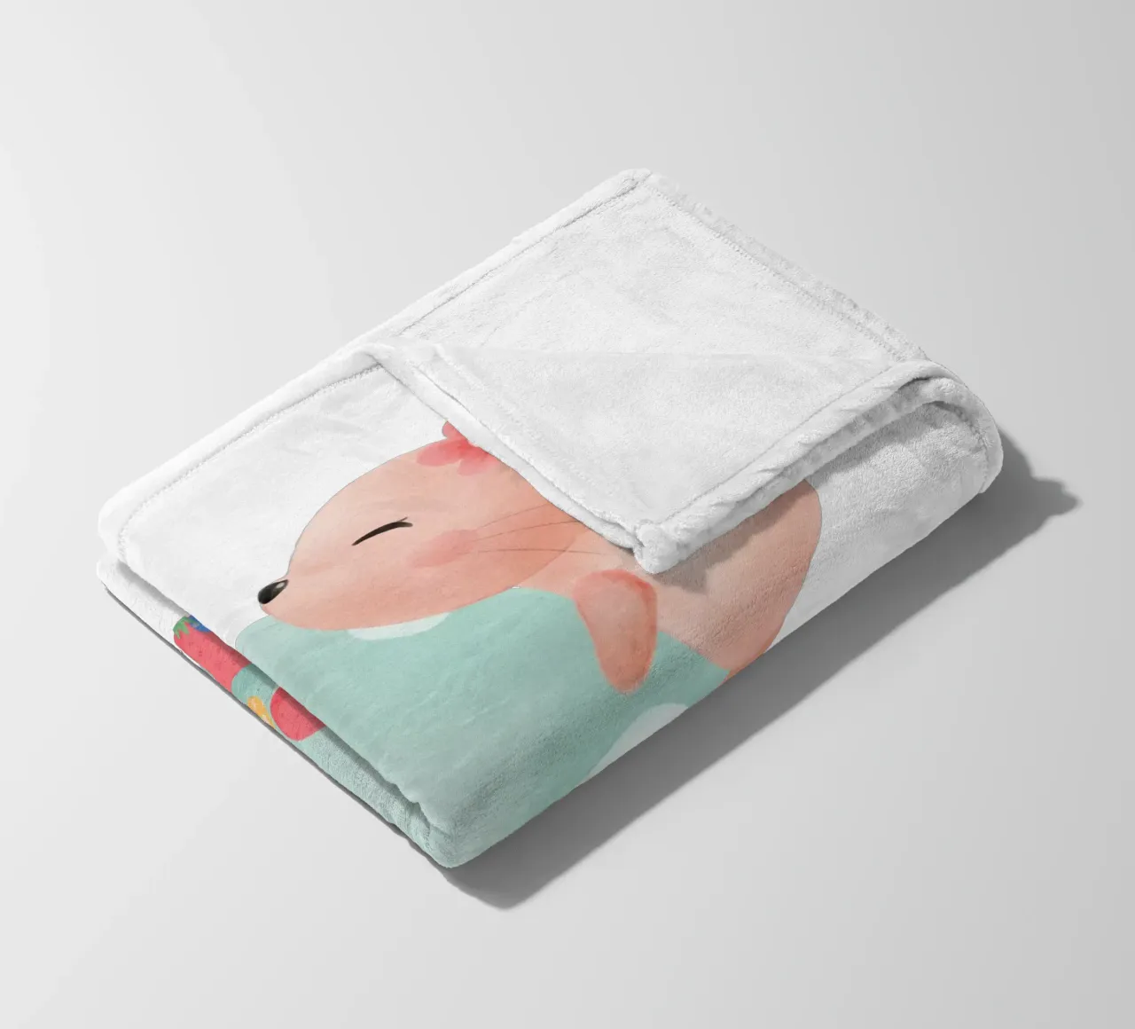 HOPPY EASTER Fleecedecke von ArtDesign by KBK