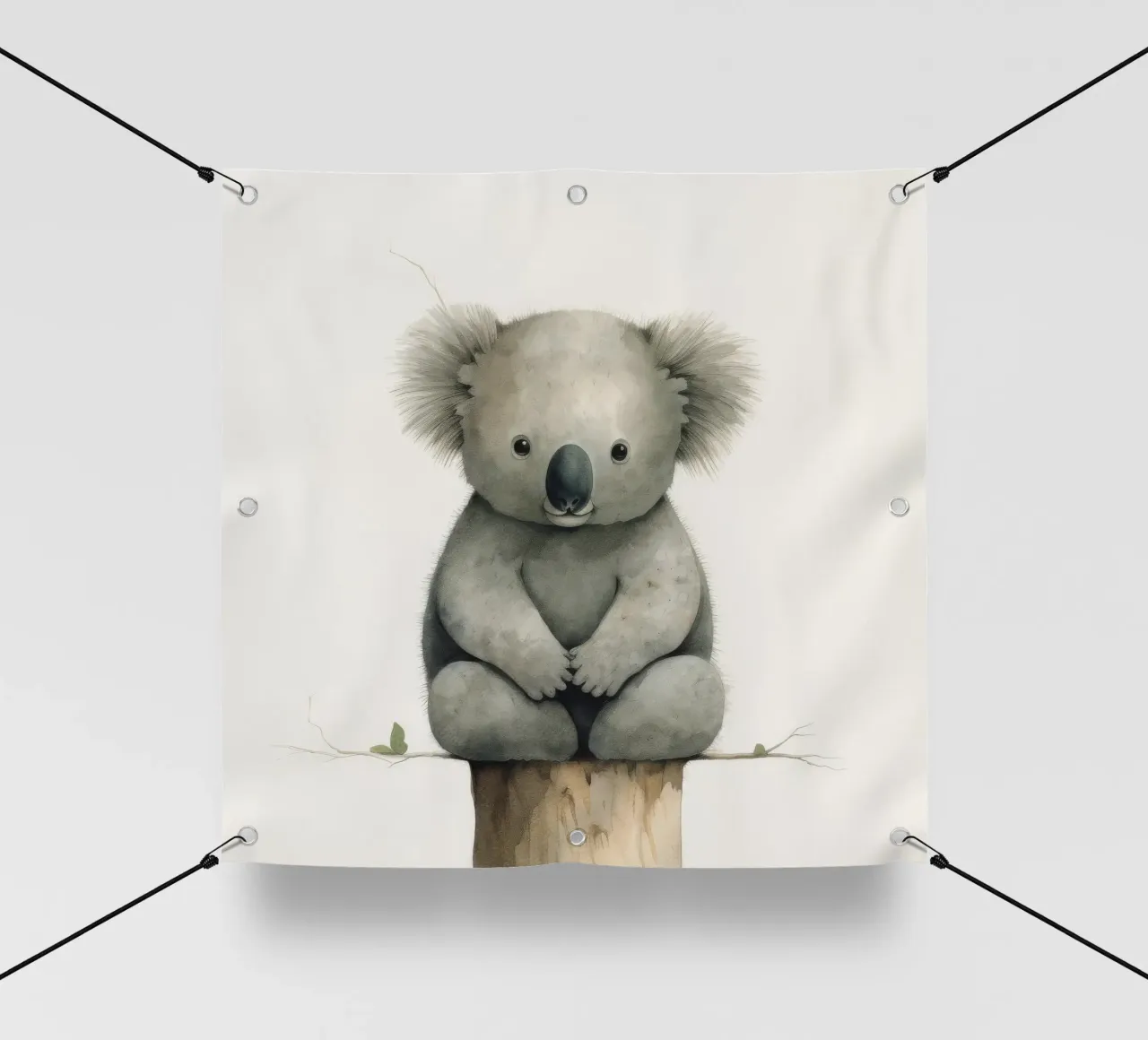 Koala minimo 4 telo in pvc da Minimal Animal Art