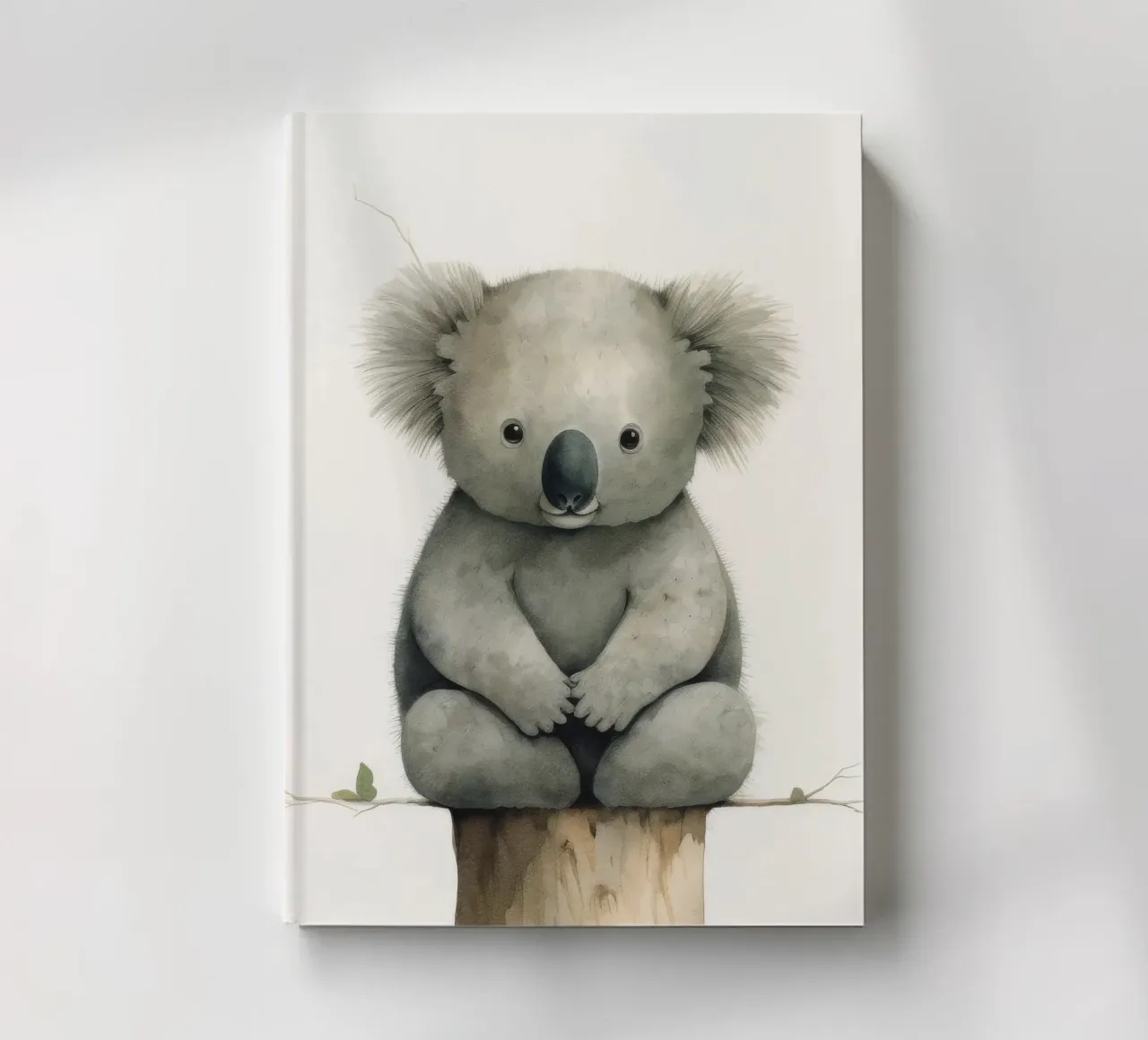 Minimum Koala 4 notebook by Minimal Animal Art