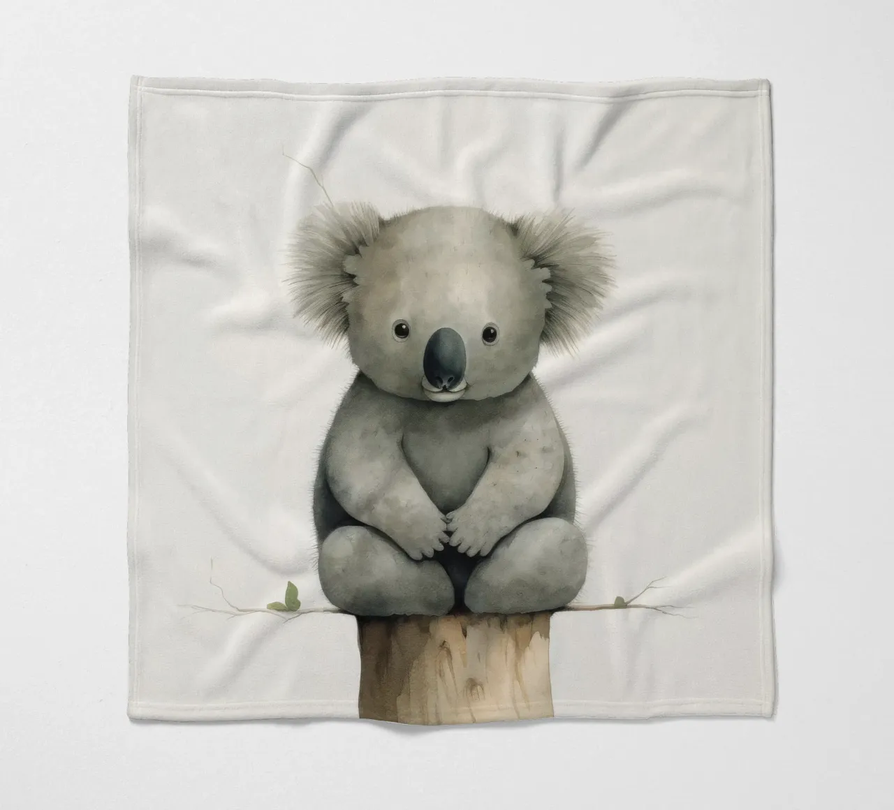 Koala minimo 4 coperta in pile da Minimal Animal Art