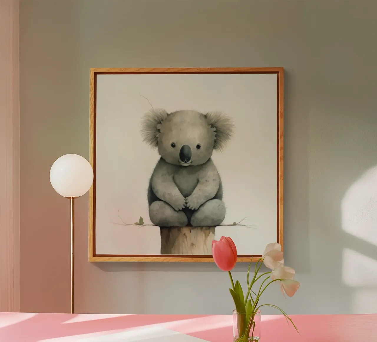 Koala minimo 4 plexiglass da Minimal Animal Art