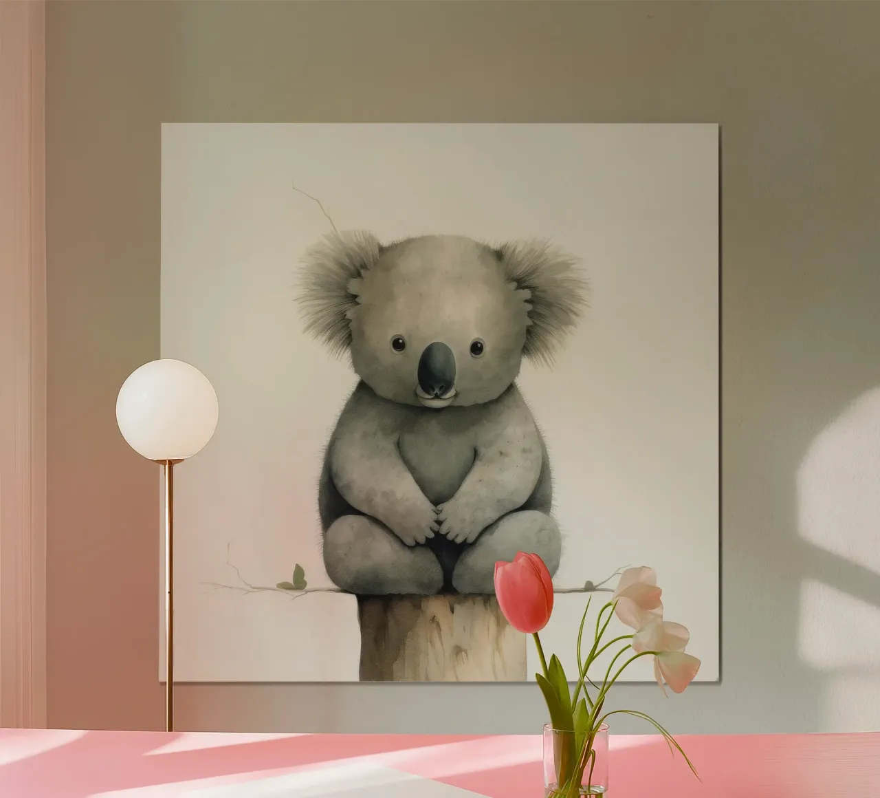 Minimo Koala product.type.poster common.byCreator Minimal Animal Art
