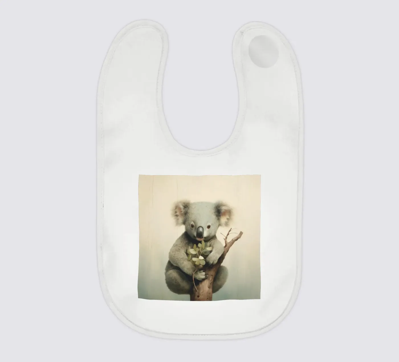 Minimaal Koala baby slabbetje van Minimal Animal Art