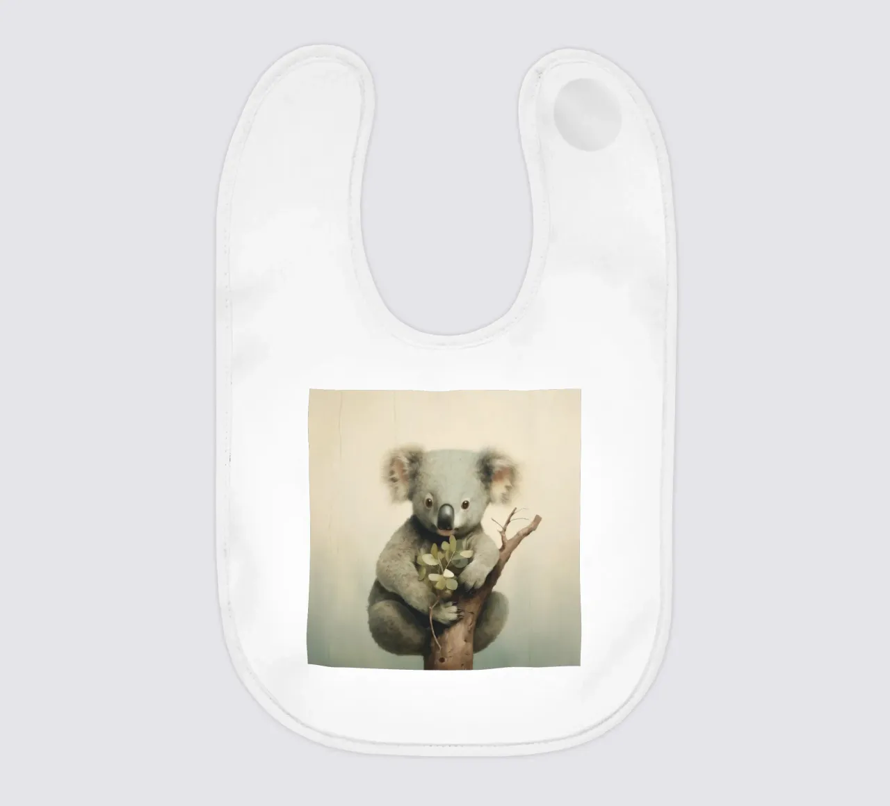 Koala minimo 1 bavaglino da Minimal Animal Art
