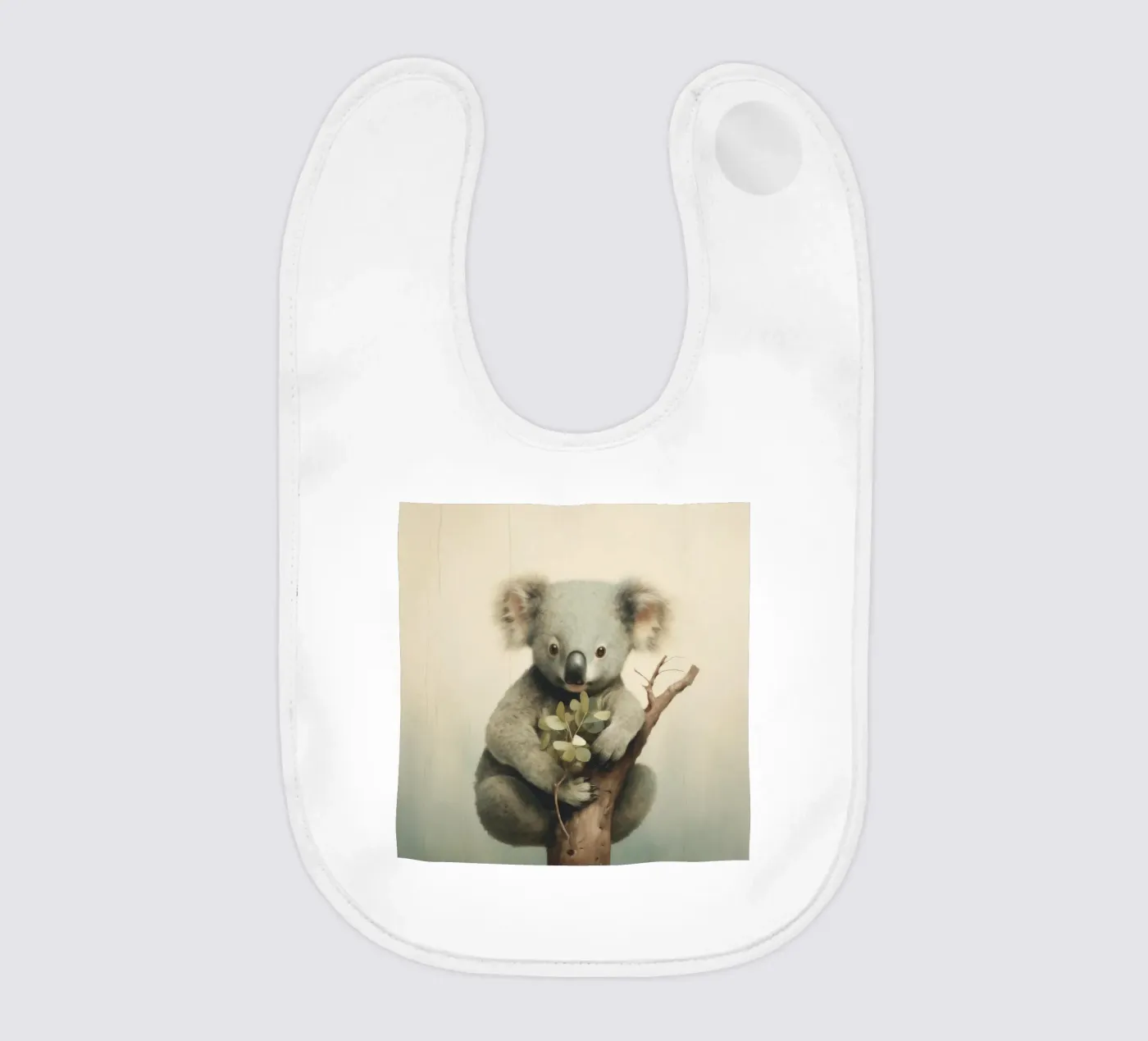 Minimaal Koala baby slabbetje van Minimal Animal Art