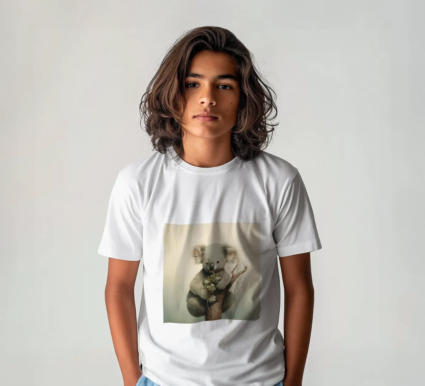 Minimo Koala t-shirt bambini da Minimal Animal Art