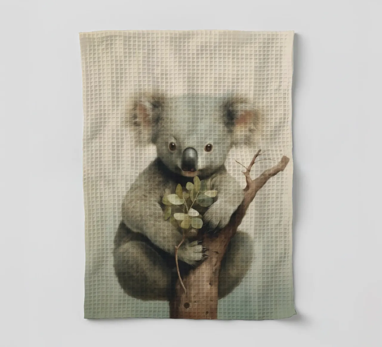Koala minimo 1 canovaccio da cucina da Minimal Animal Art