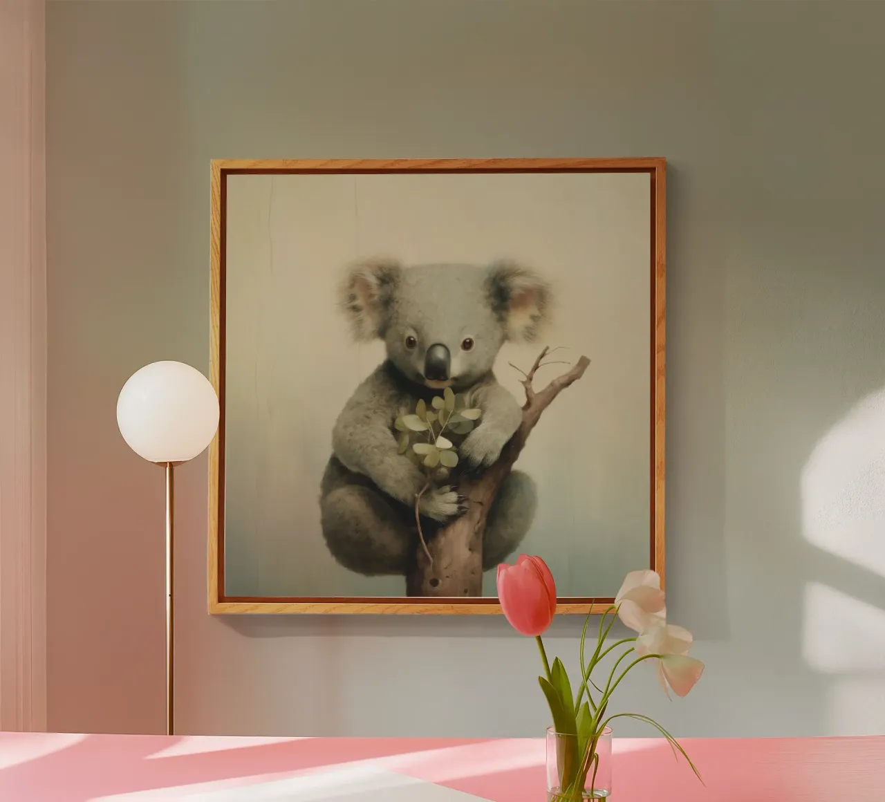 Koala minimo 1 plexiglass da Minimal Animal Art