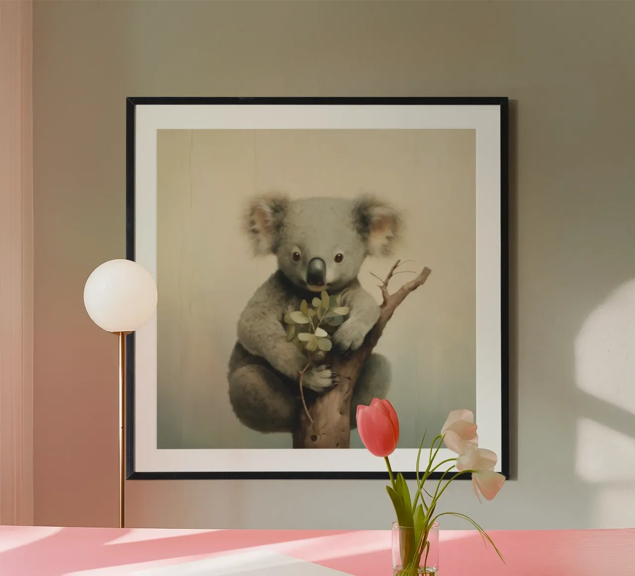 Koala minimo 1 poster da Minimal Animal Art