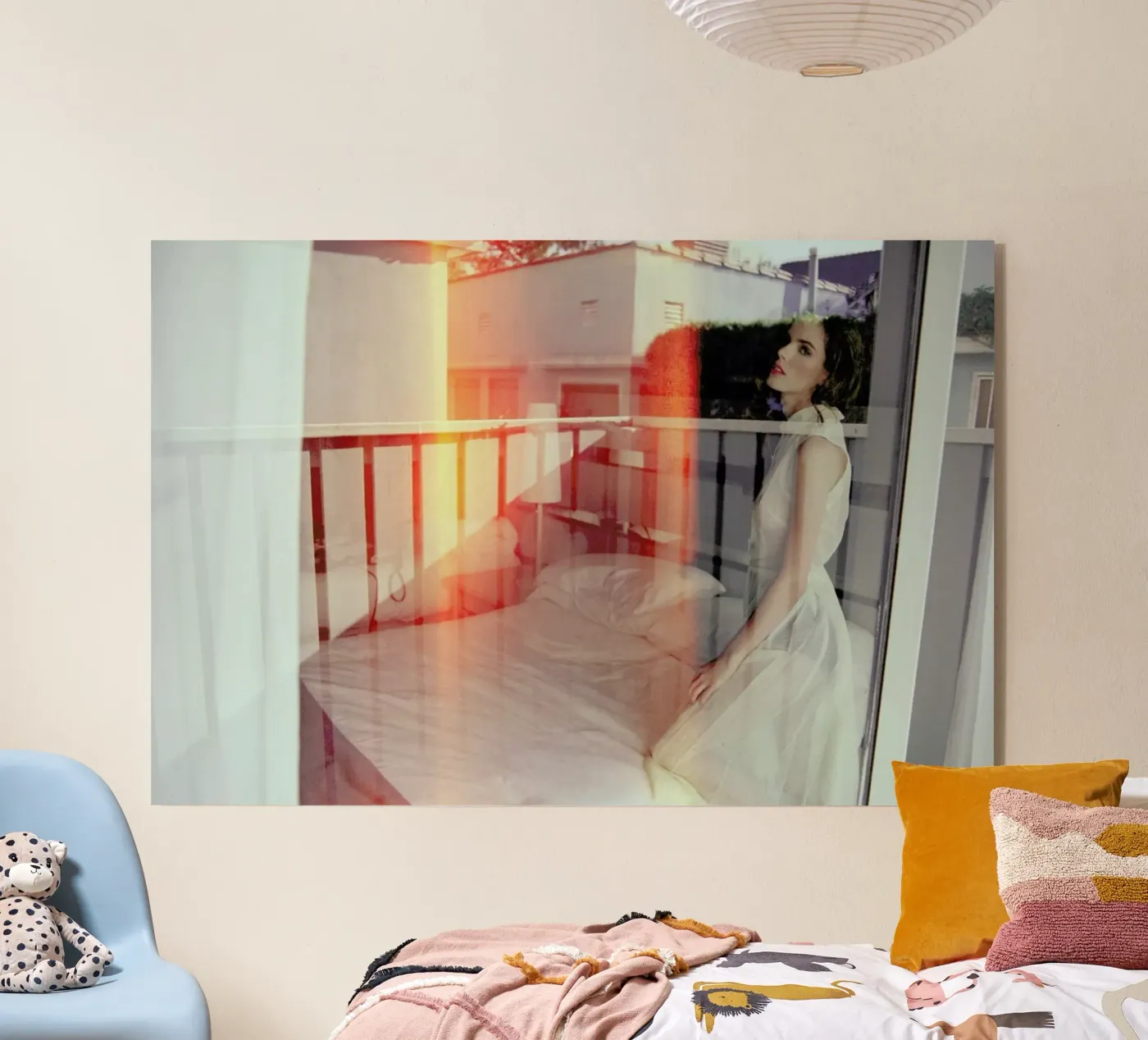 Light leaks acrylic glass by Aysha Banos