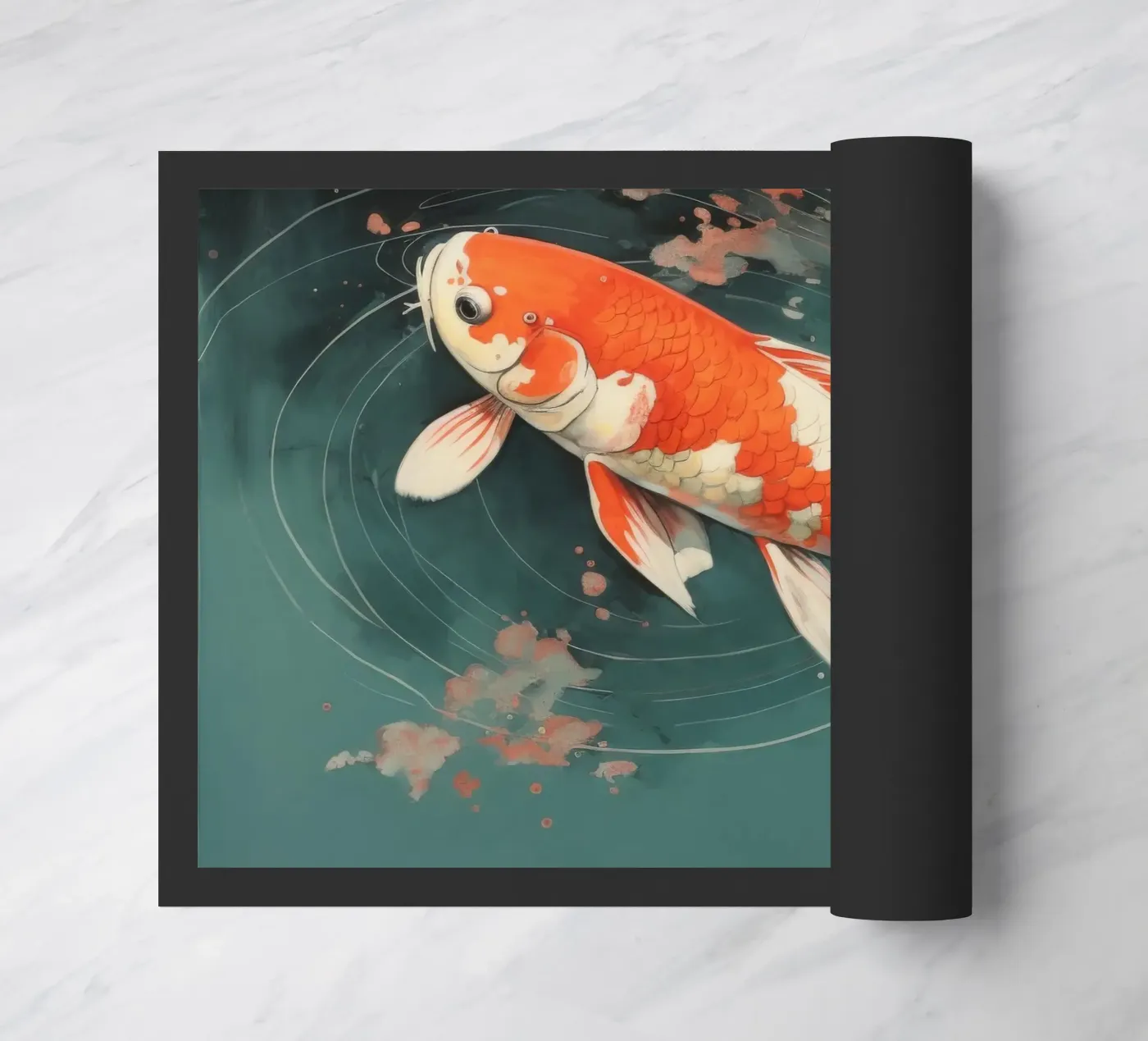 Minimo Koi zerbino da Minimal Animal Art