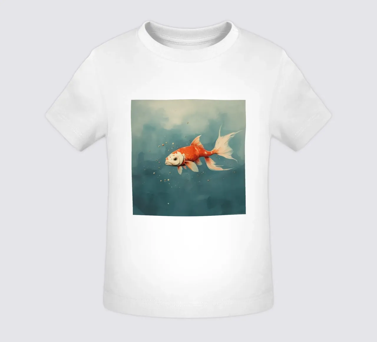 Koi minimo 3 maglietta neonato da Minimal Animal Art