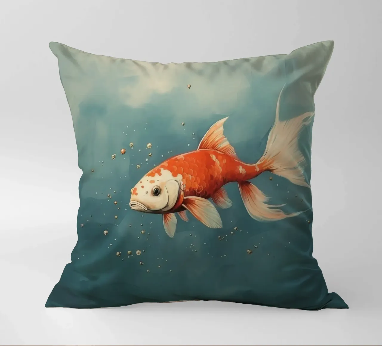 Koi minimo 3 cuscino da Minimal Animal Art