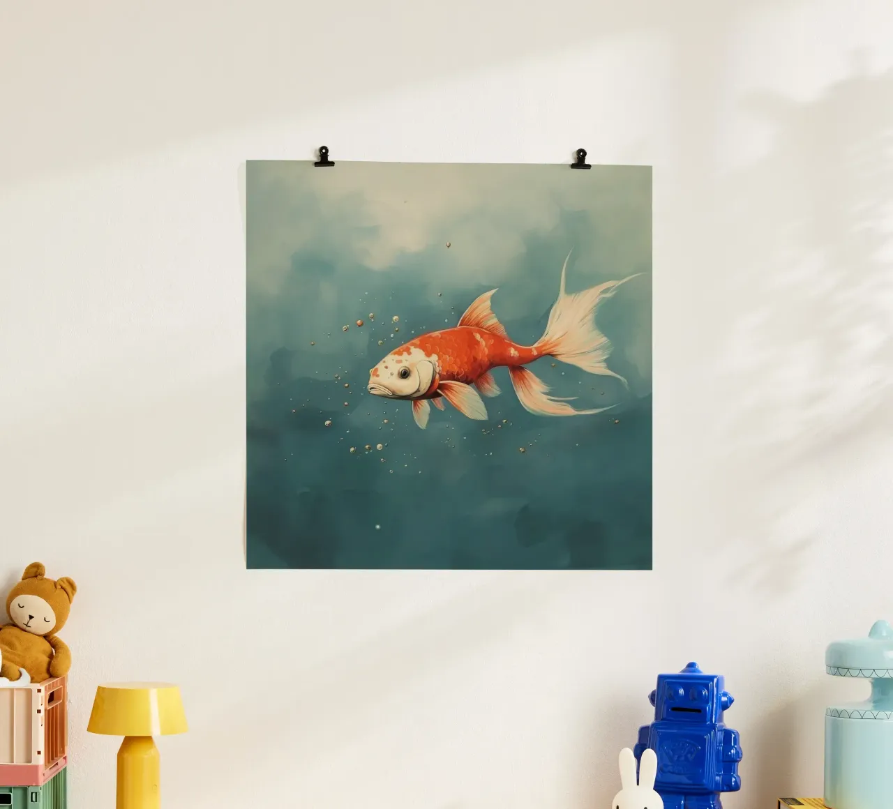 Minimo Koi product.type.poster common.byCreator Minimal Animal Art