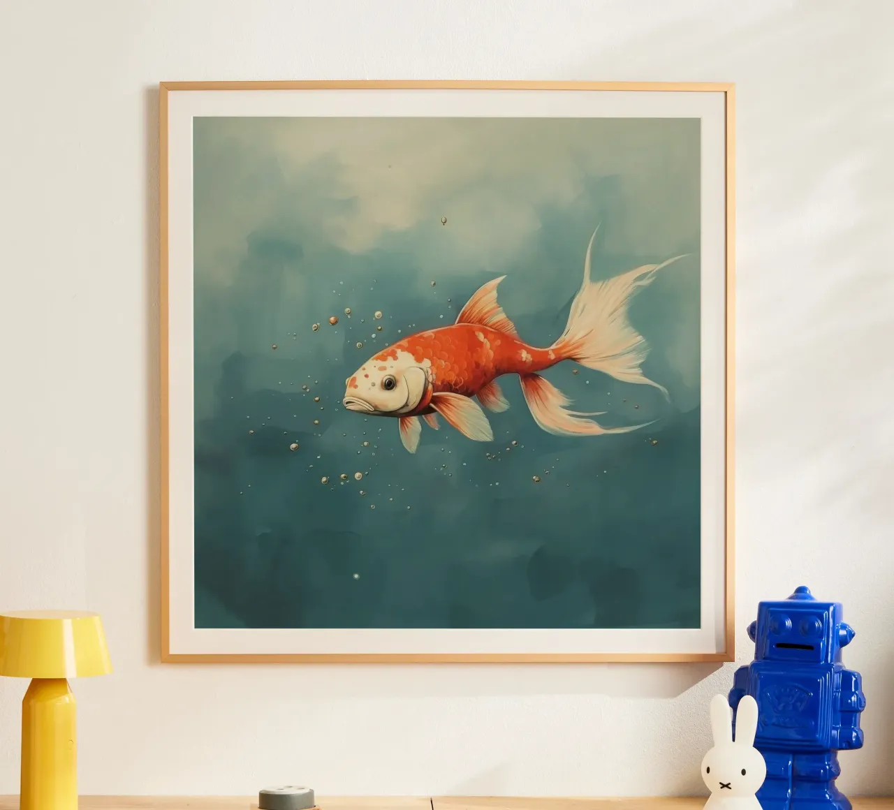 Minimo Koi product.type.poster common.byCreator Minimal Animal Art
