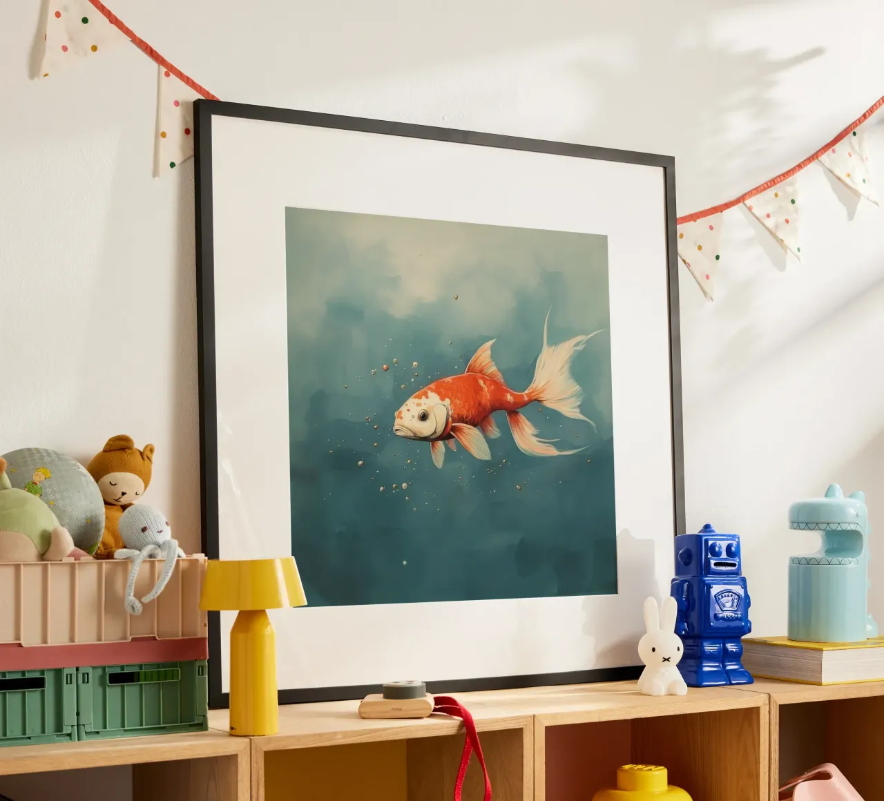 Minimo Koi product.type.poster common.byCreator Minimal Animal Art