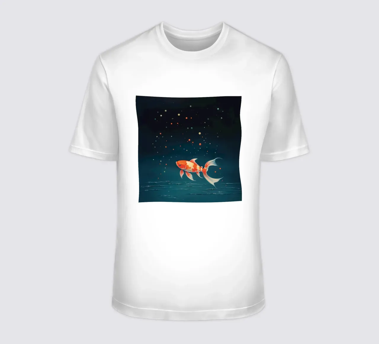 Koi minime 4 t-shirt da Minimal Animal Art