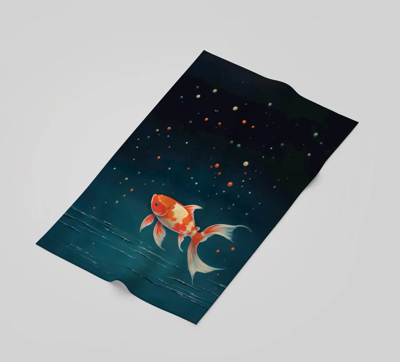 Koi minime 4 telo mare da Minimal Animal Art