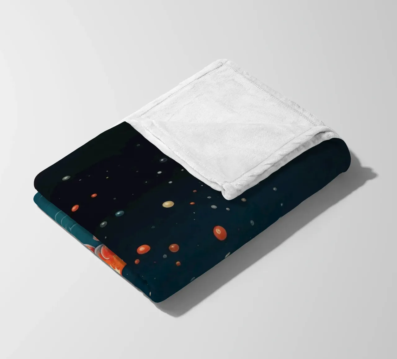 Koi minime 4 coperta in pile da Minimal Animal Art