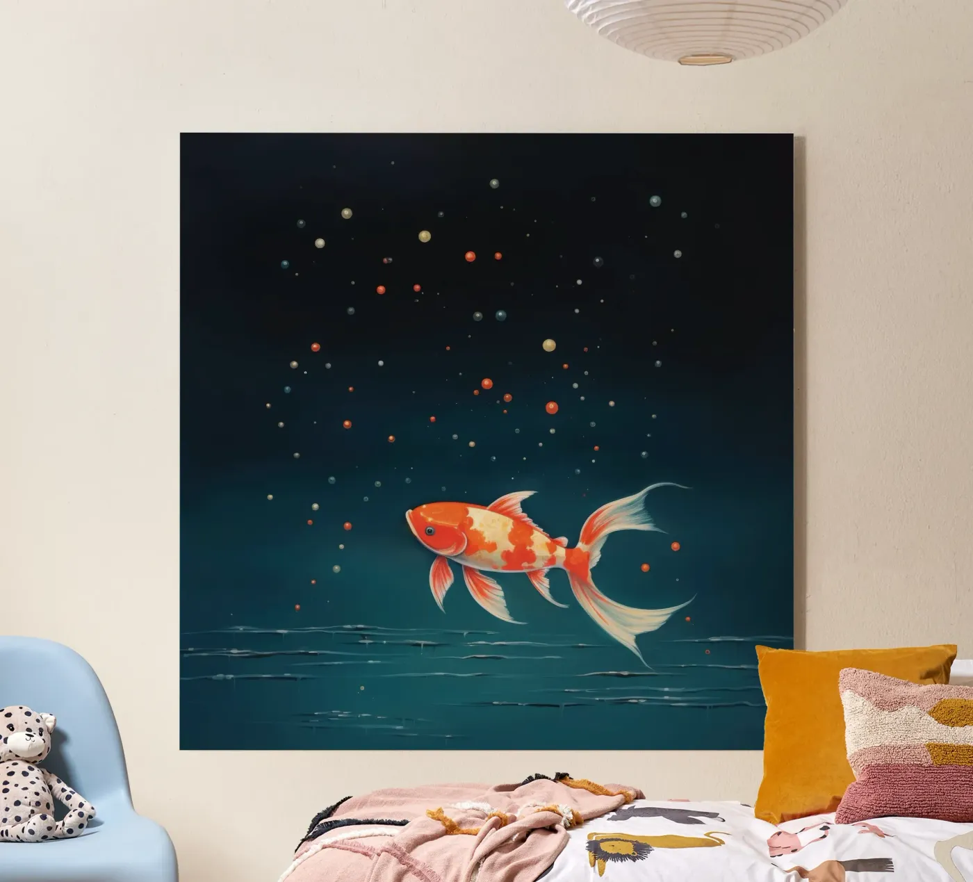 Minimal Koi plexiglas de Minimal Animal Art