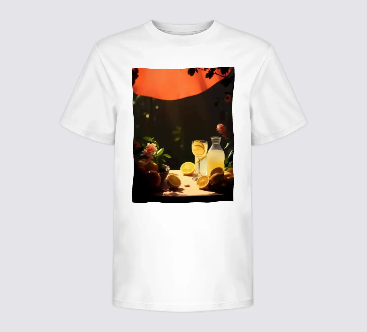 Limonata rinfrescante in un ambiente accogliente con limoni e fiori t-shirt bambini da DesignDoodle