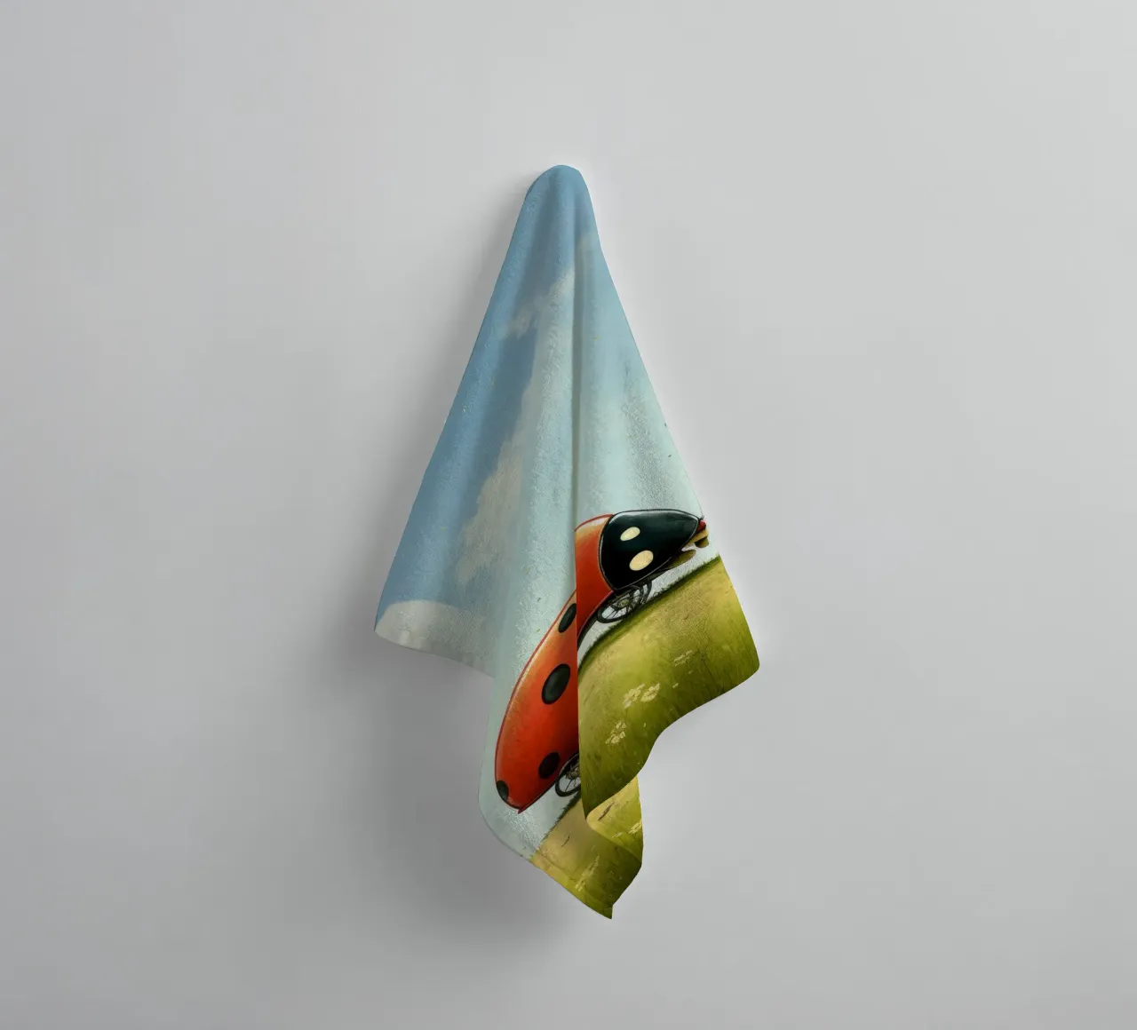 Coccinella minimale 2 asciugamano da bagno da Minimal Animal Art