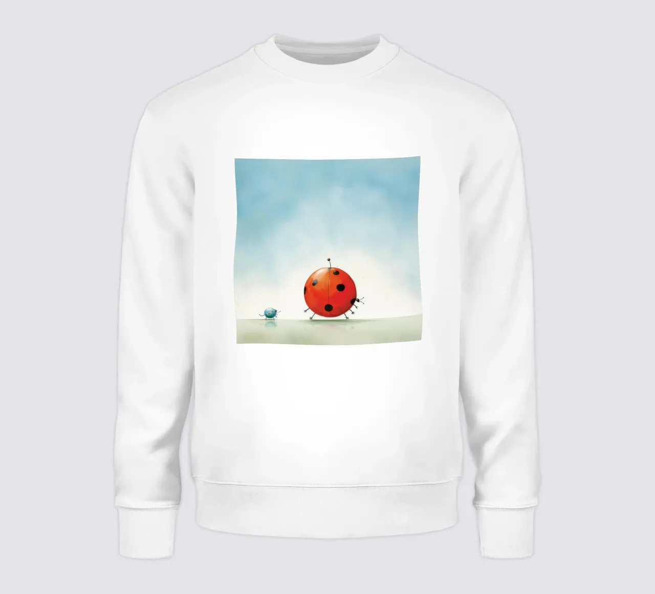 Coccinella minimale 3 felpa da Minimal Animal Art