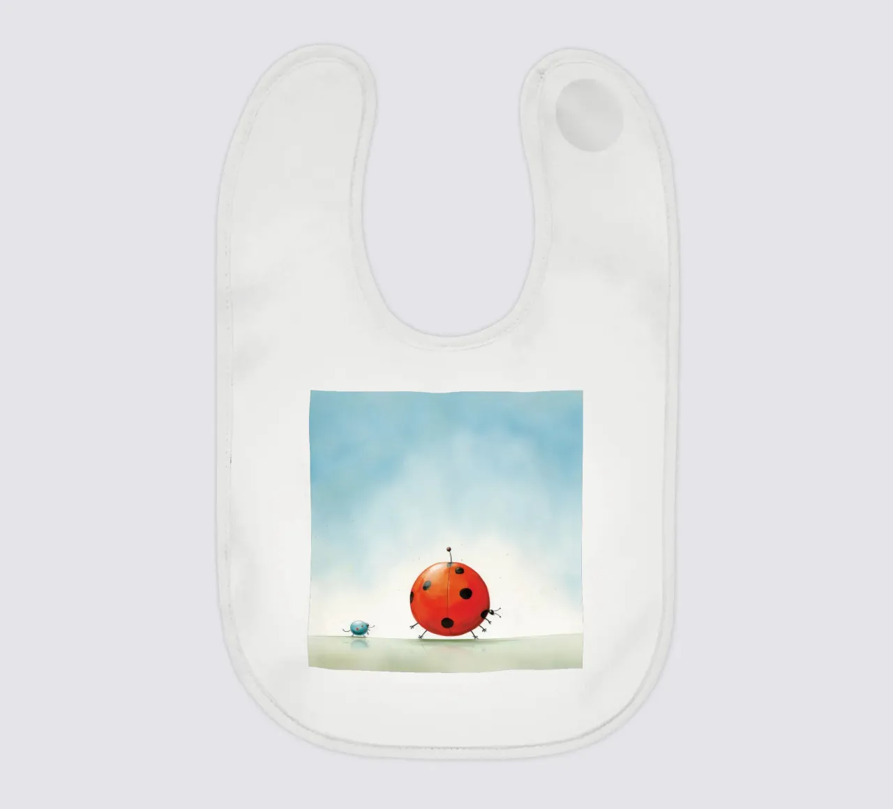 Minimal Ladybird bavaglino da Minimal Animal Art