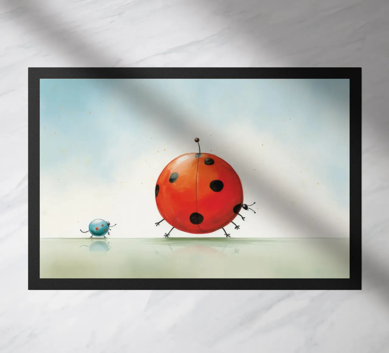 Minimal Ladybug zerbino da Minimal Animal Art