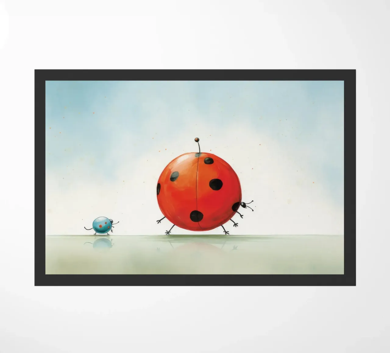 Minimal Ladybug zerbino da Minimal Animal Art