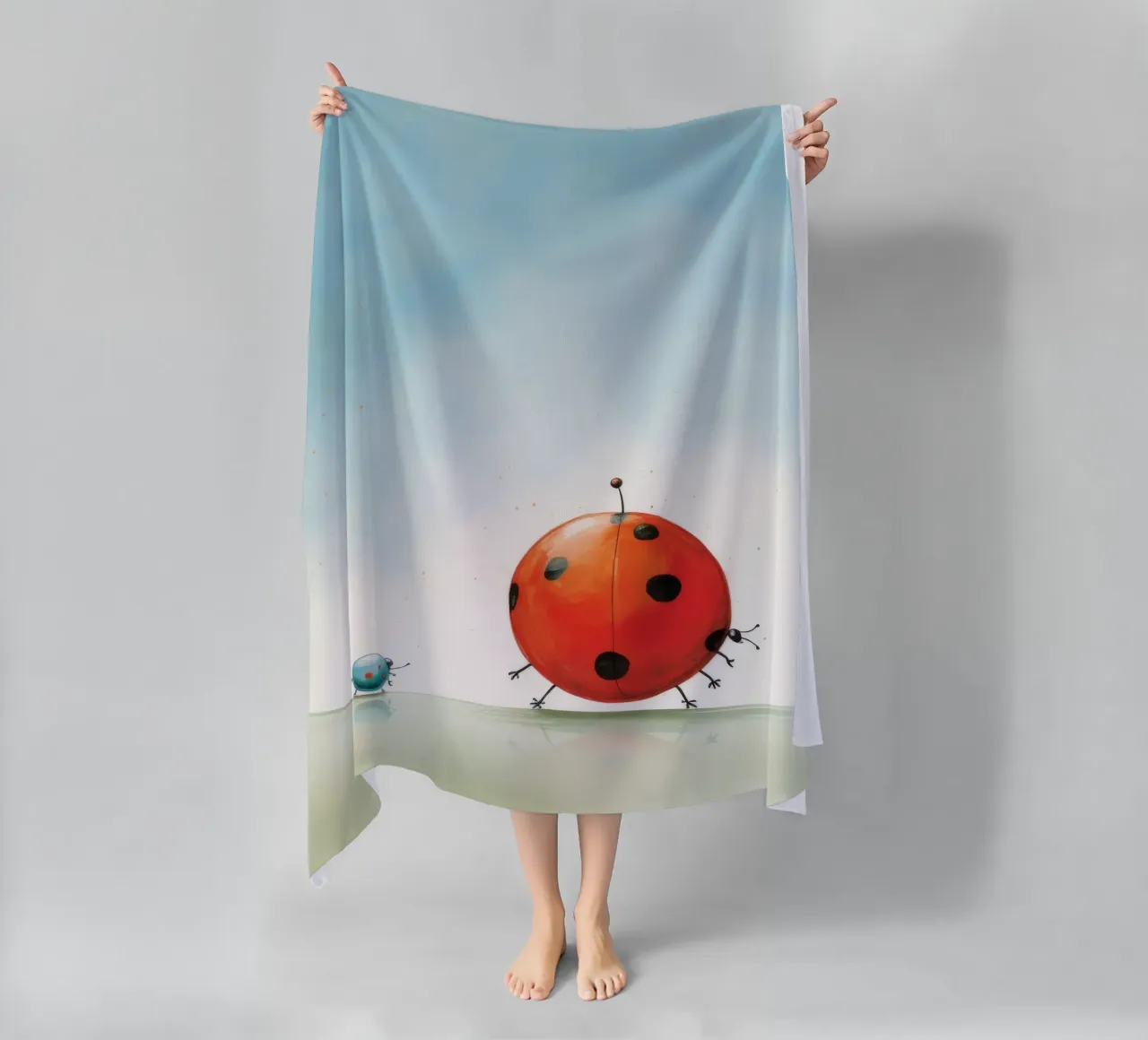 Minimal Ladybug telo mare da Minimal Animal Art