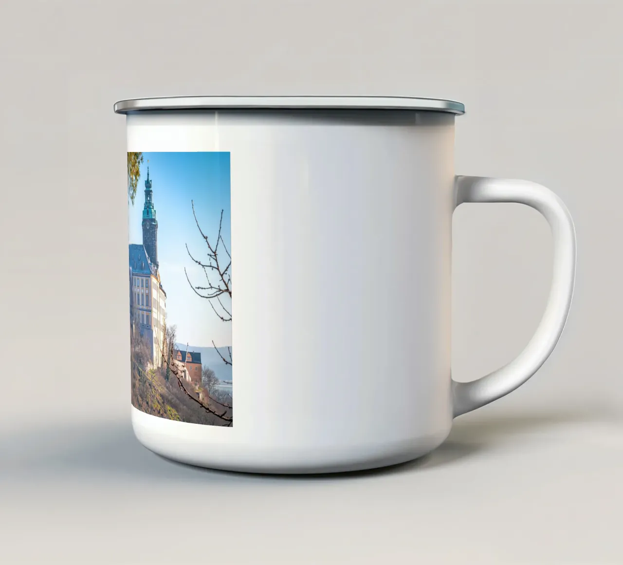 Castello di Heidecksburg a Rudolstadt tazza in smalto da Marcus Beckert | Fotografie