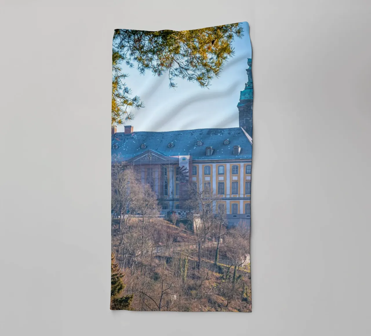 Castello di Heidecksburg a Rudolstadt asciugamano da bagno da Marcus Beckert | Fotografie