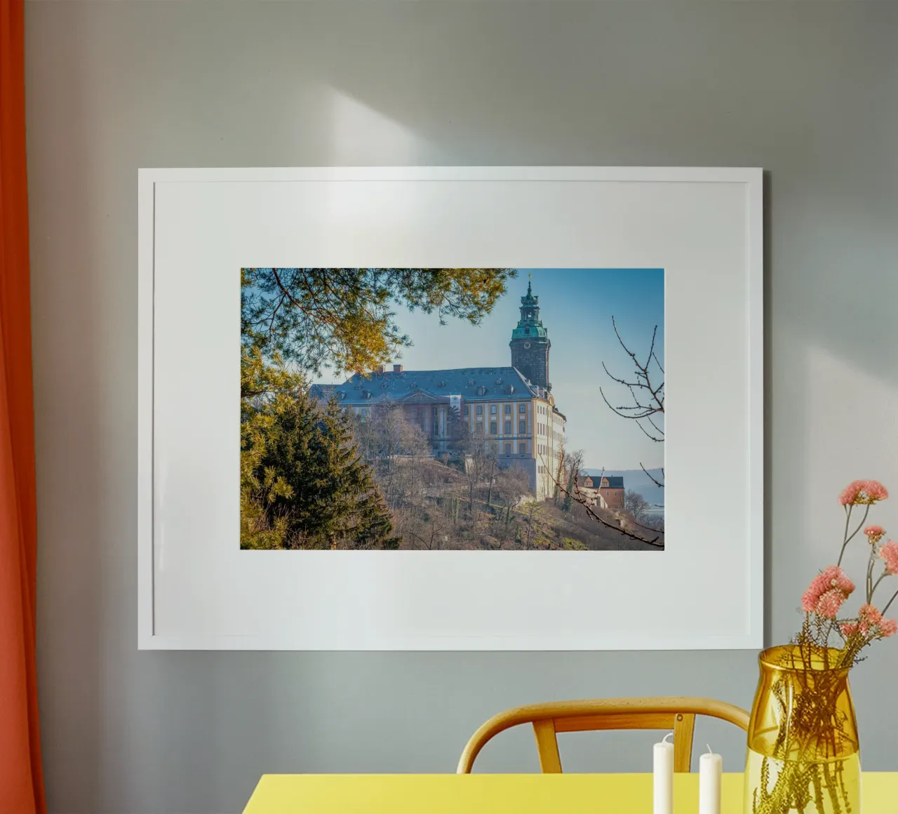 Schloss Heidecksburg in Rudolstadt Poster von Marcus Beckert | Fotografie