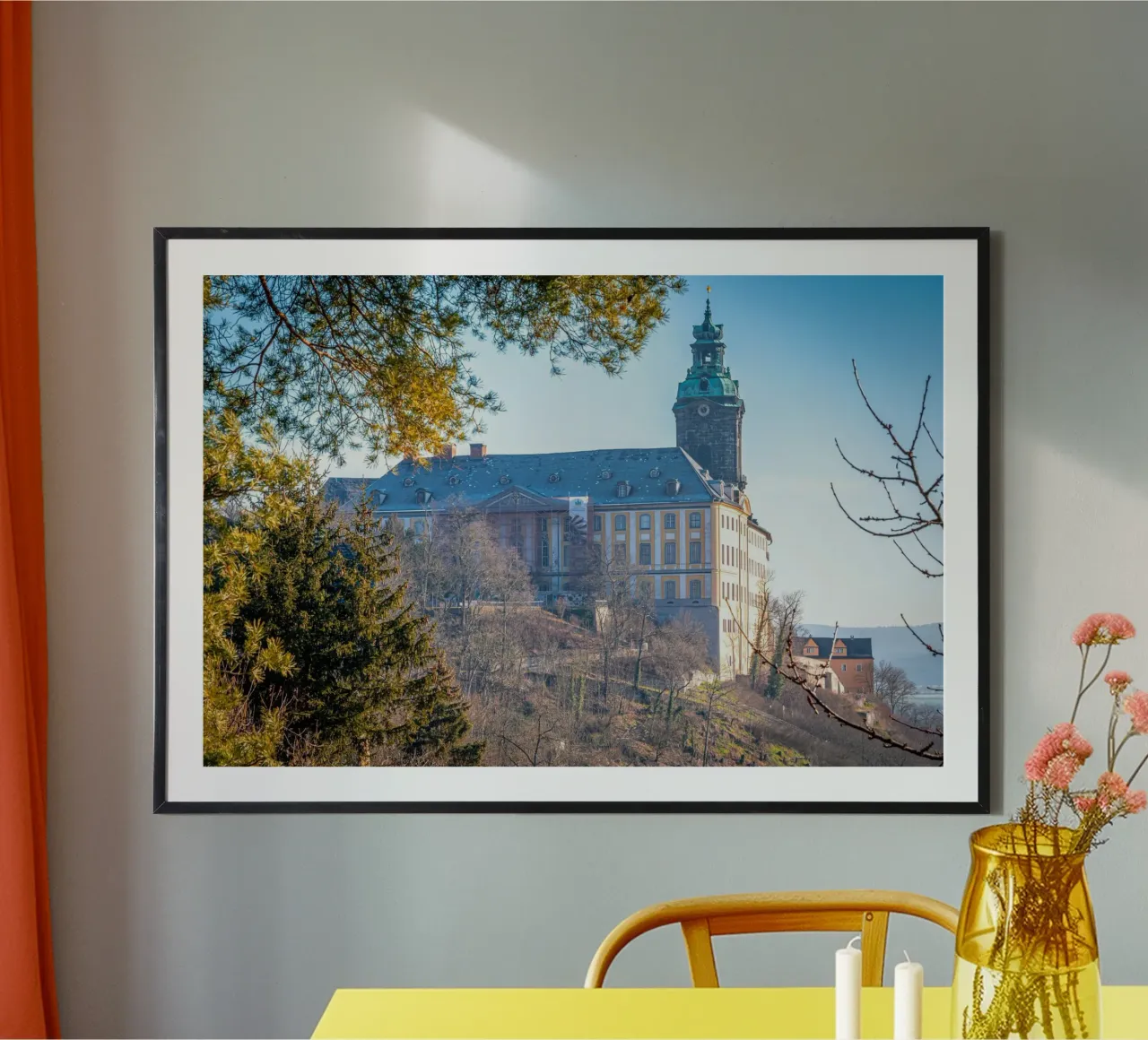 Schloss Heidecksburg in Rudolstadt Poster von Marcus Beckert | Fotografie