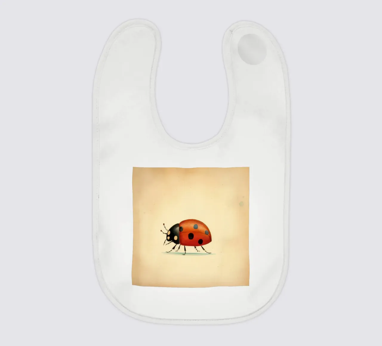 Minimal Ladybird bavaglino da Minimal Animal Art